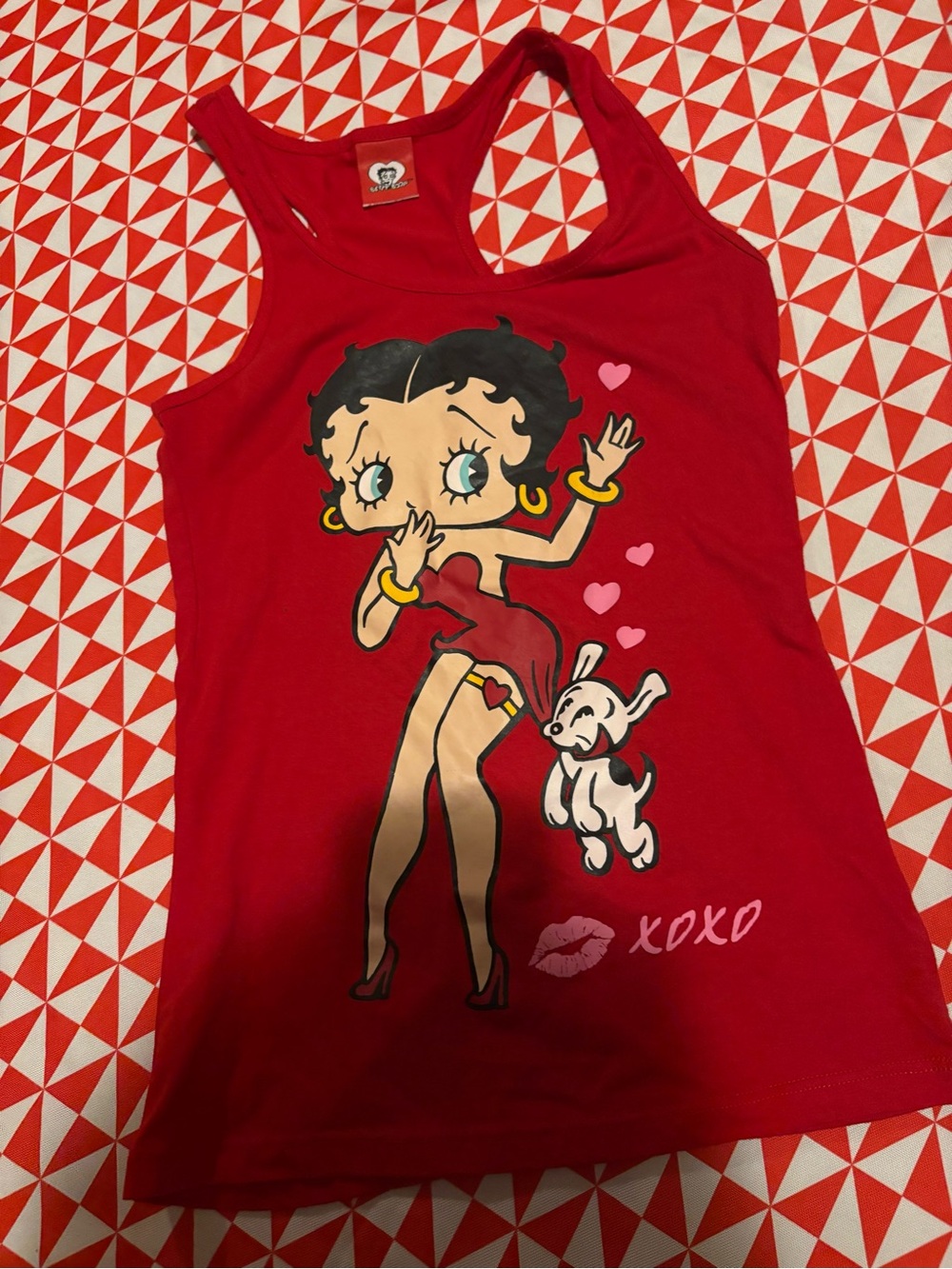 Girls 10/13 Betty tank top (small stain)